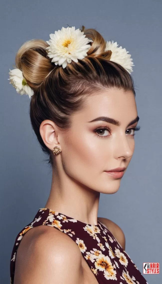 Top Knot Chic | 15 Game-Changing Haircuts For Very Thin Hair - Revitalize Your Look