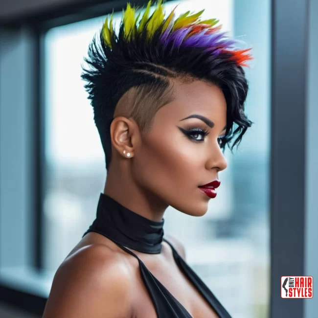 15.&nbsp;Tapered Mohawk | 33 Hottest Short Hairstyles For Black Women