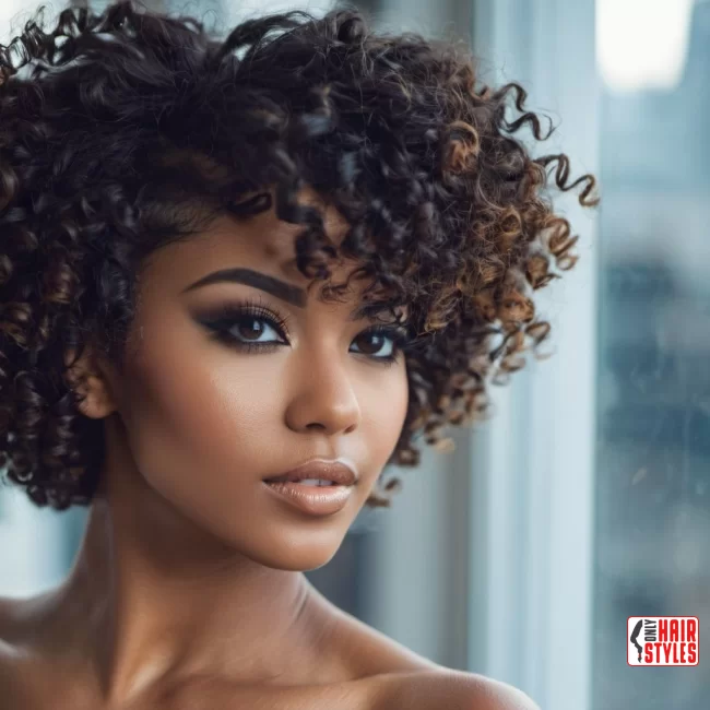 20.&nbsp;Messy Curls | 33 Hottest Short Hairstyles For Black Women