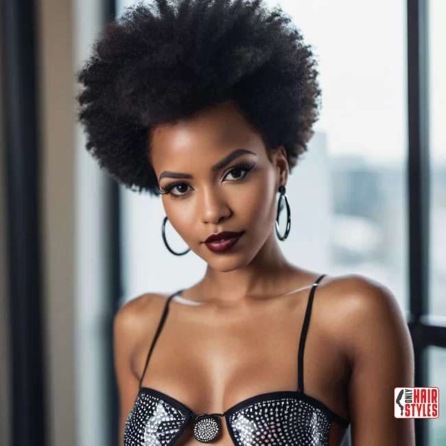 8.&nbsp;Short Natural Black Hairstyle | 33 Hottest Short Hairstyles For Black Women