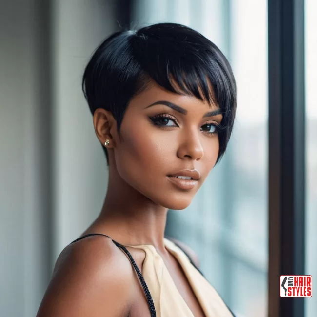 5.&nbsp;Short Haircut for Round Faces | 33 Hottest Short Hairstyles For Black Women