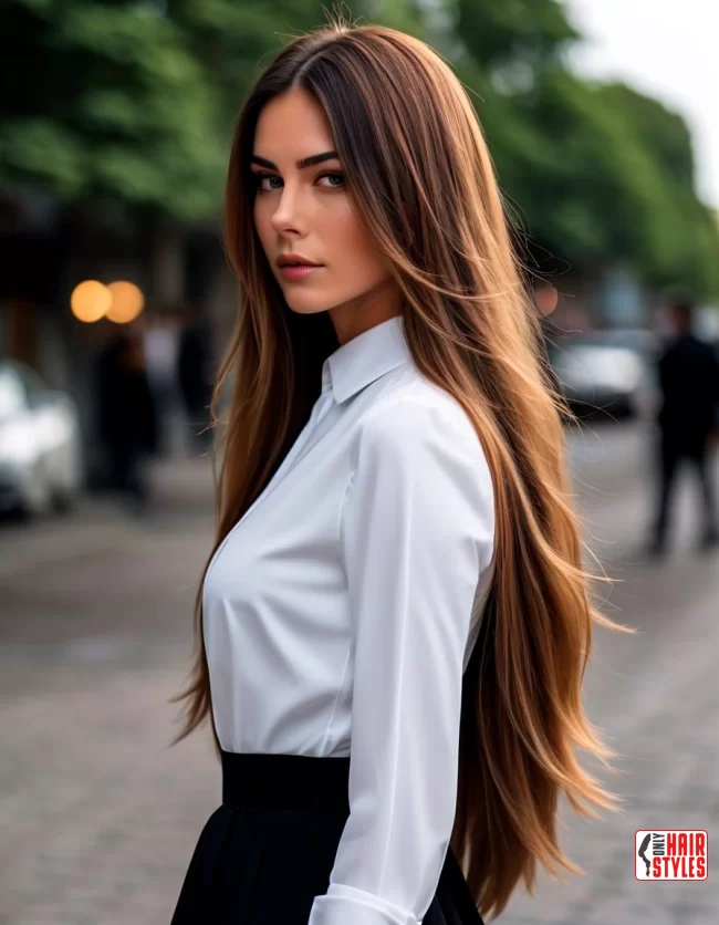 Blunt Layers | Step Cutting Hairstyles For Long Hair: Stylish Trends