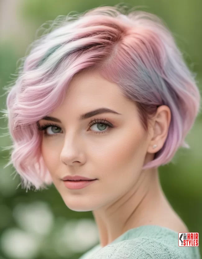 Pastel Hair Color | Spring Hairstyles For Short Hair: Trendy Looks