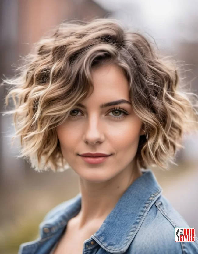 Messy Waves | Spring Hairstyles For Short Hair: Trendy Looks