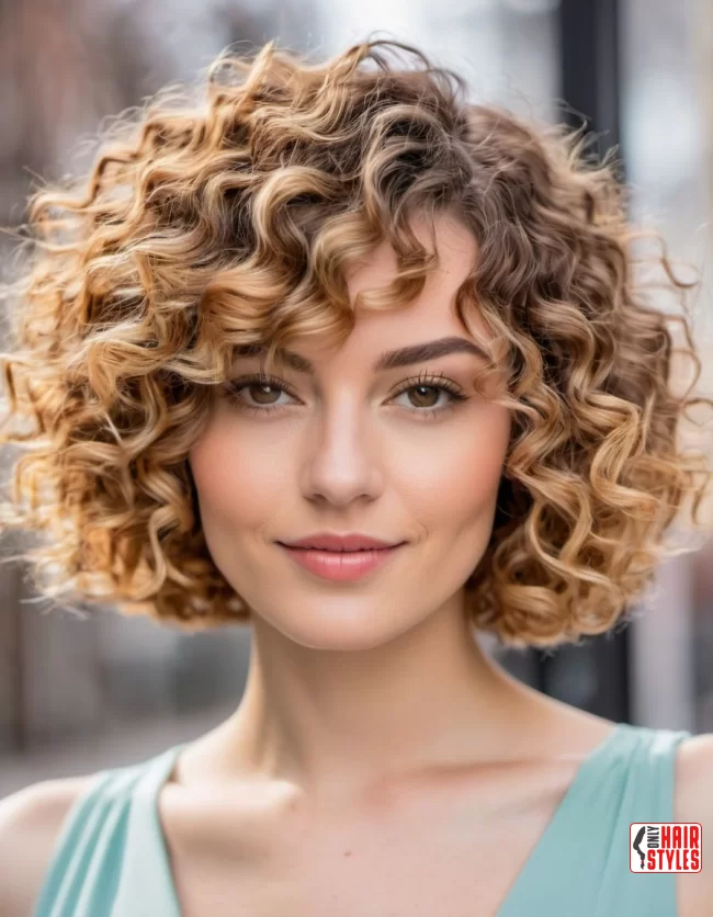 Curly Bob | Spring Hairstyles For Short Hair: Trendy Looks