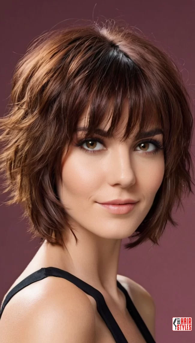 Shaggy Bob for a Contemporary Twist | Effortless Elegance: Shag Hairstyles For A Trendy And Timeless Look