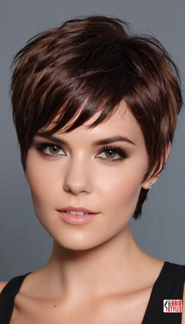 Shaggy Pixie Cut for Edgy Elegance | Effortless Elegance: Shag Hairstyles For A Trendy And Timeless Look