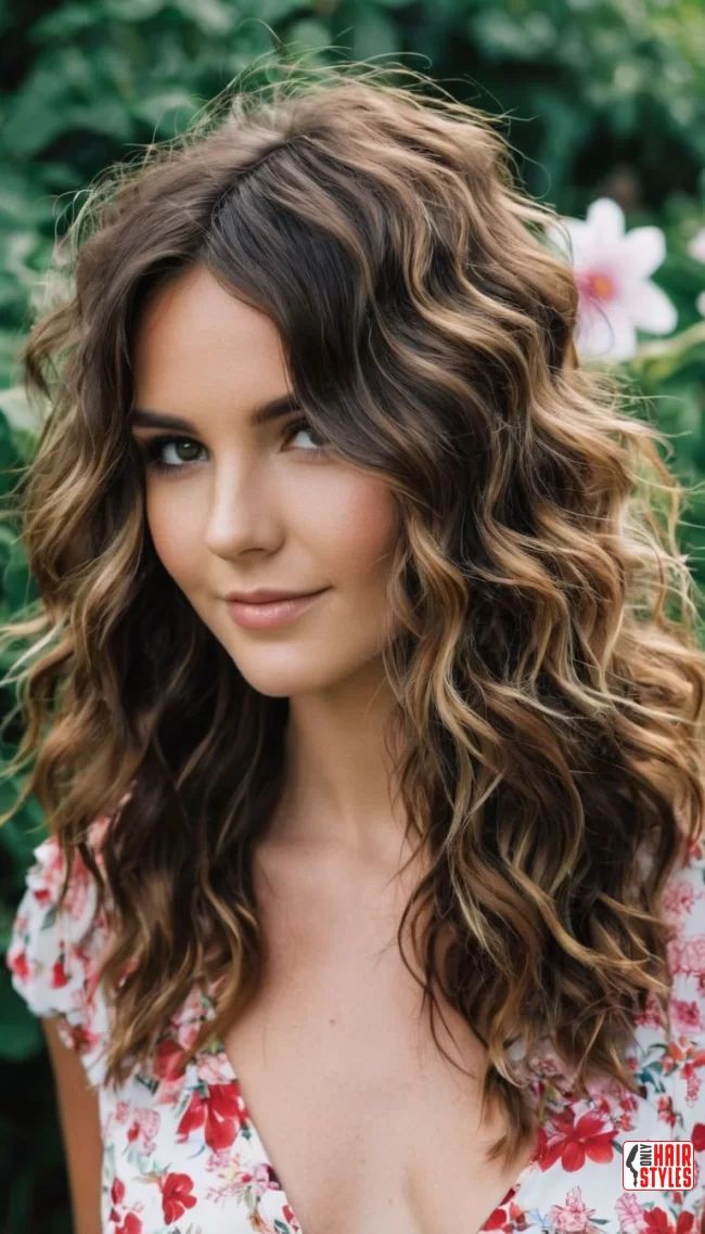 Long Shag with Beachy Waves | Effortless Elegance: Shag Hairstyles For A Trendy And Timeless Look