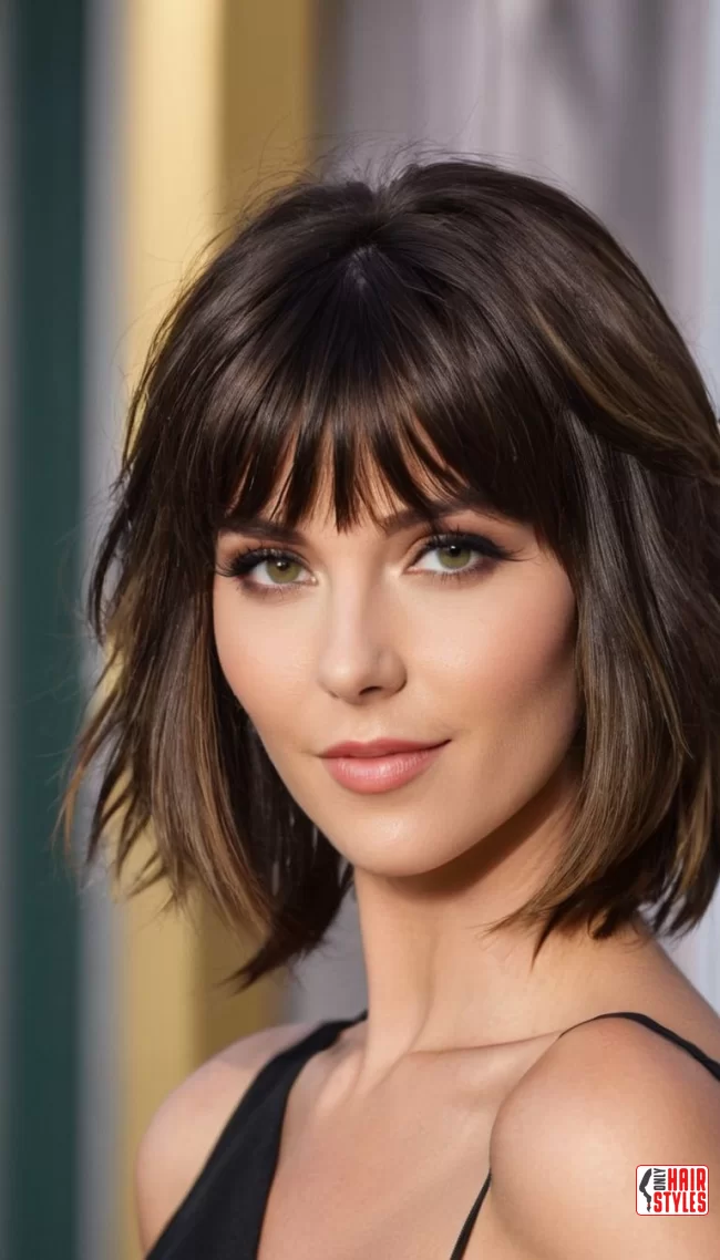Classic Shag with Bangs | Effortless Elegance: Shag Hairstyles For A Trendy And Timeless Look