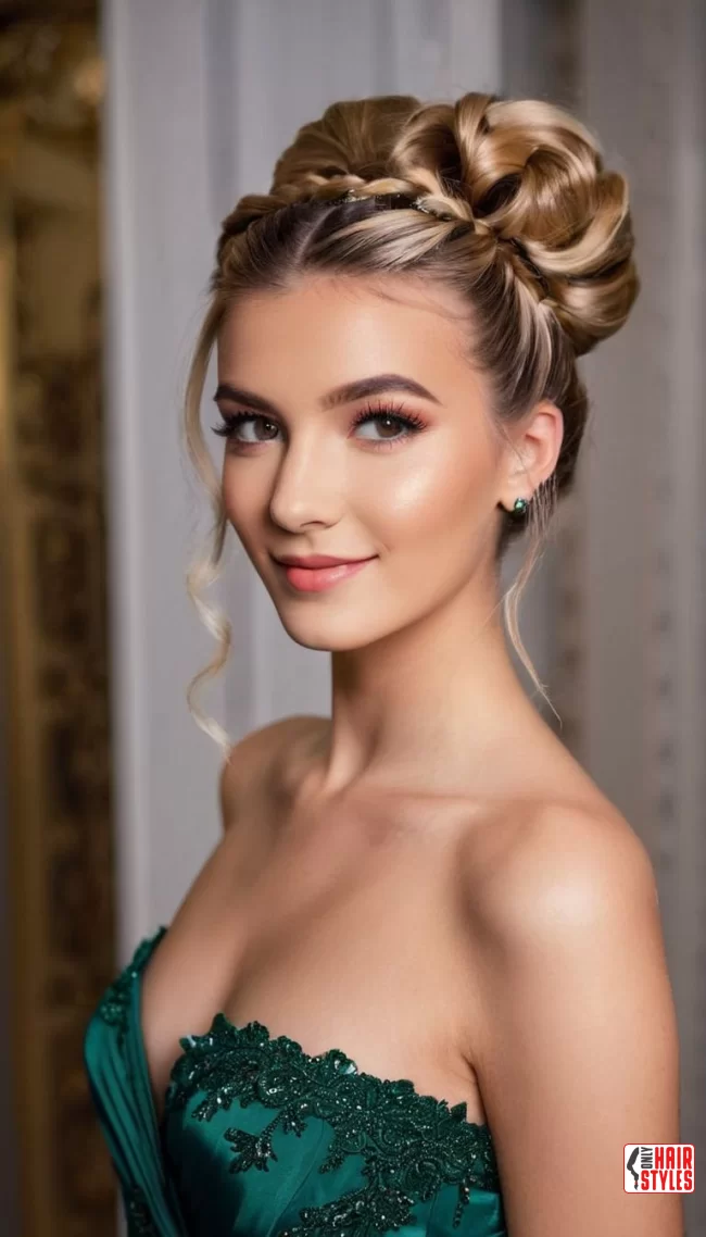 Updos for Graduations and Parties:&nbsp;Youthful and energetic updo hairstyles | Chic And Timeless Updo Hairstyles: Elevate Your Look With These Stunning Updos