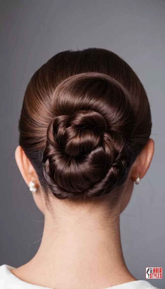Low buns | Chic And Timeless Updo Hairstyles: Elevate Your Look With These Stunning Updos