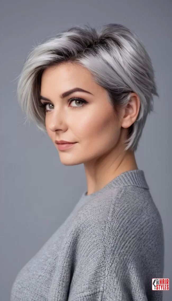 Tousled Short Gray Hairstyle for a Casual Chic Look | Chic And Timeless: Embrace The Elegance Of Short Gray Hairstyles