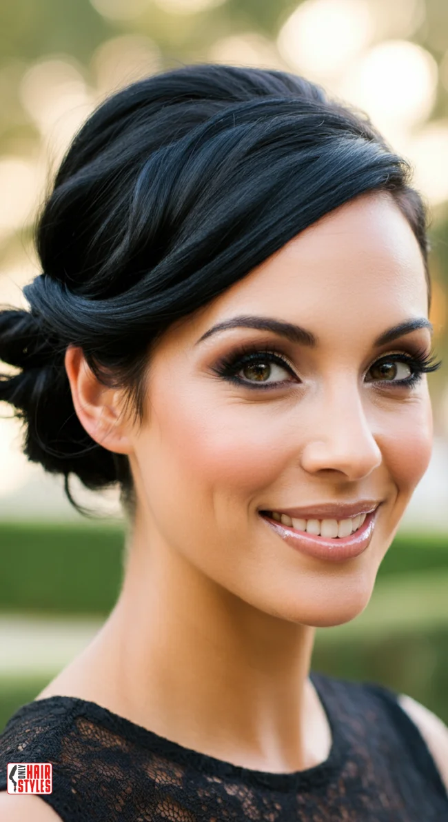 7. Twisted Ponytail | 10 Chic Short Hair Ponytail Ideas