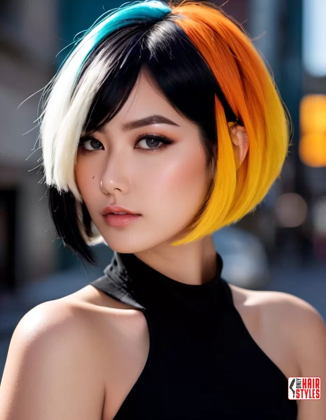 Asymmetrical Bob | Flattering Haircuts For Chubby Faces And Thick Hair