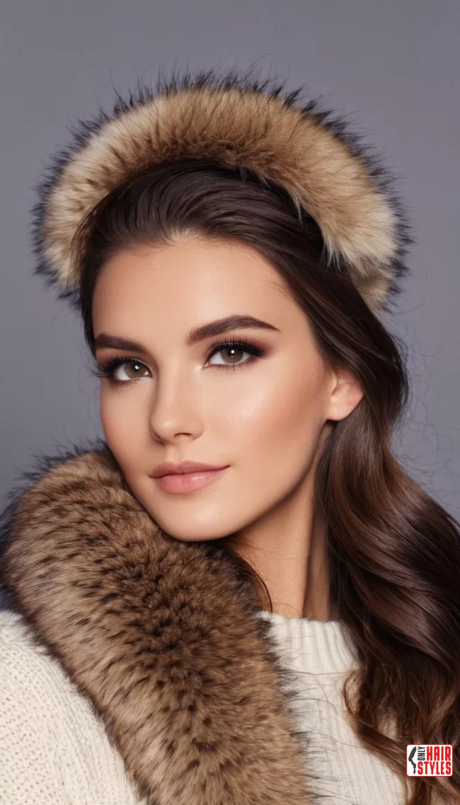 2. Faux Fur Accessories | Winter Hairstyles: Embrace The Season With Chic And Cozy Looks