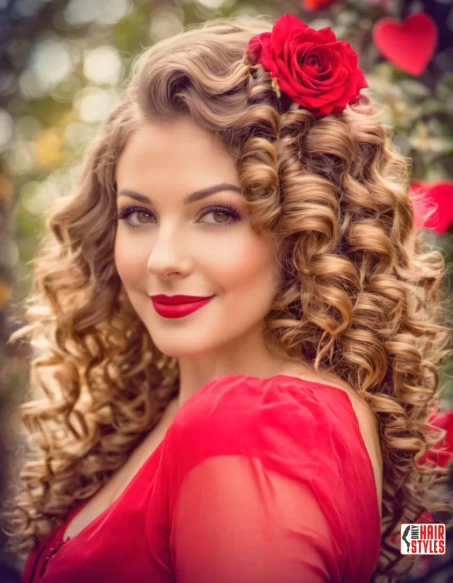 Romantic Curls | Hairstyles For Valentines Day: Flirty Styles And Romance