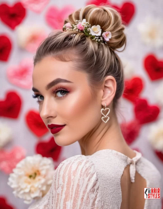 Messy Bun | Hairstyles For Valentines Day: Flirty Styles And Romance
