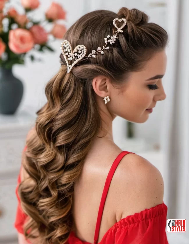 Half-Up, Half-Down | Hairstyles For Valentines Day: Flirty Styles And Romance