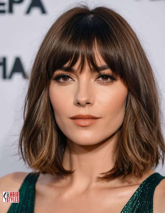 7. Layered Curtain Bangs | Layered Haircuts Are Still The Best For Every Hair Length