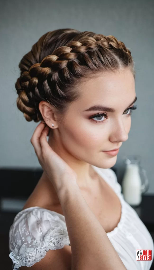 7. Milkmaid Braid | 30 Different Types Of Braids With Inspirational Examples