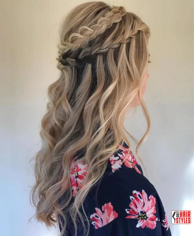 5. Waterfall Braid | 30 Different Types Of Braids With Inspirational Examples