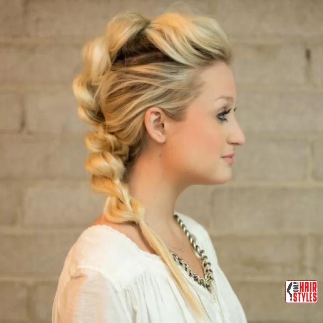 26. Pull-Through Mohawk Braid | 30 Different Types Of Braids With Inspirational Examples