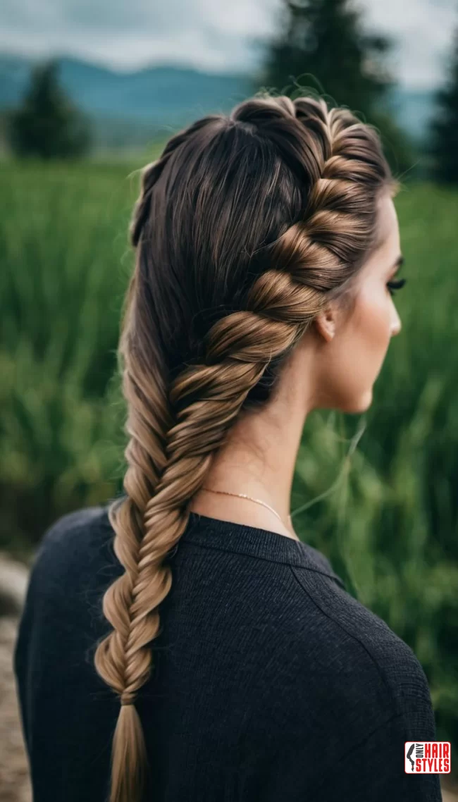28. Snake and Fishtail Combo | 30 Different Types Of Braids With Inspirational Examples