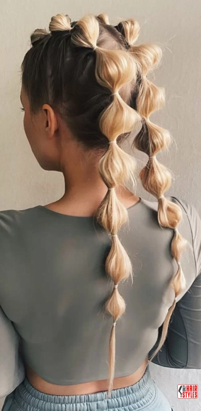 24. Bubble Braid | 30 Different Types Of Braids With Inspirational Examples