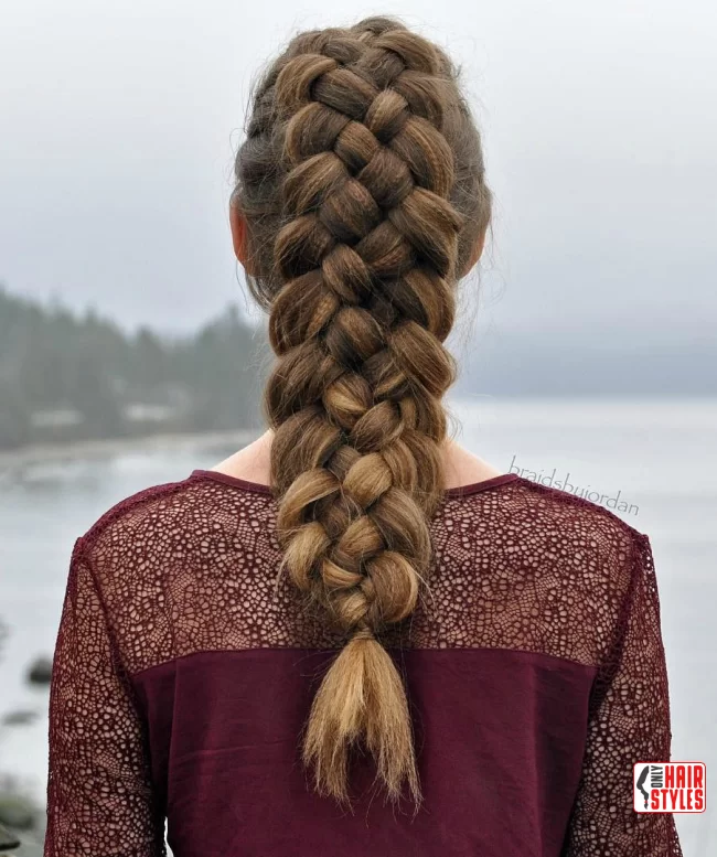 9. Five-Strand Braid | 30 Different Types Of Braids With Inspirational Examples