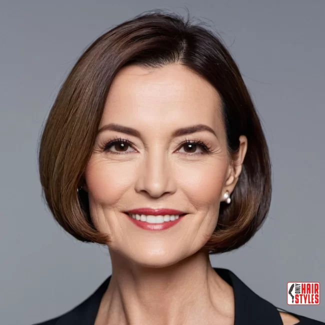 Chin-Length Bob | What Hairstyles Are Good For Women Over 60 With Thinning Hair?