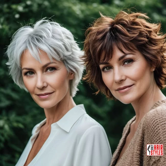 Shaggy Hairstyle | What Hairstyles Are Good For Women Over 60 With Thinning Hair?