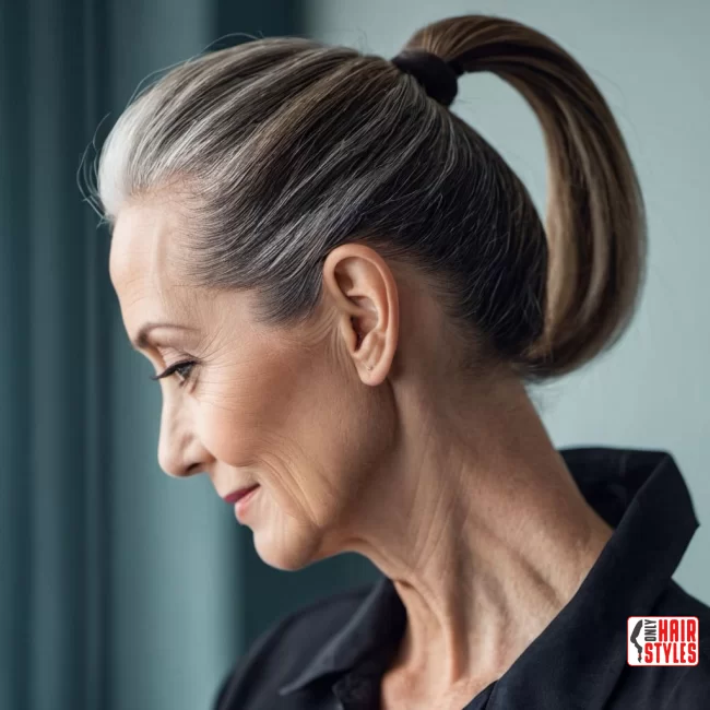 Textured Updo or Ponytail | What Hairstyles Are Good For Women Over 60 With Thinning Hair?