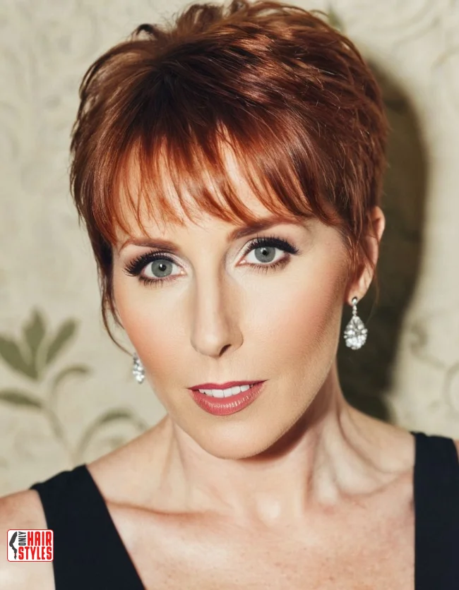 11. Wispy Bangs with a Long Pixie | 15 Long Pixie Hairstyles For Round Faces